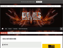 Tablet Screenshot of devilsgatemedia.com